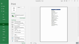 Mastering Excel 365 – Basics Part 5: Printing